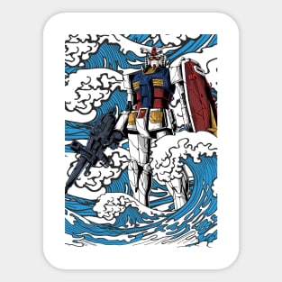 gundam rx 78-2 wave edition Sticker